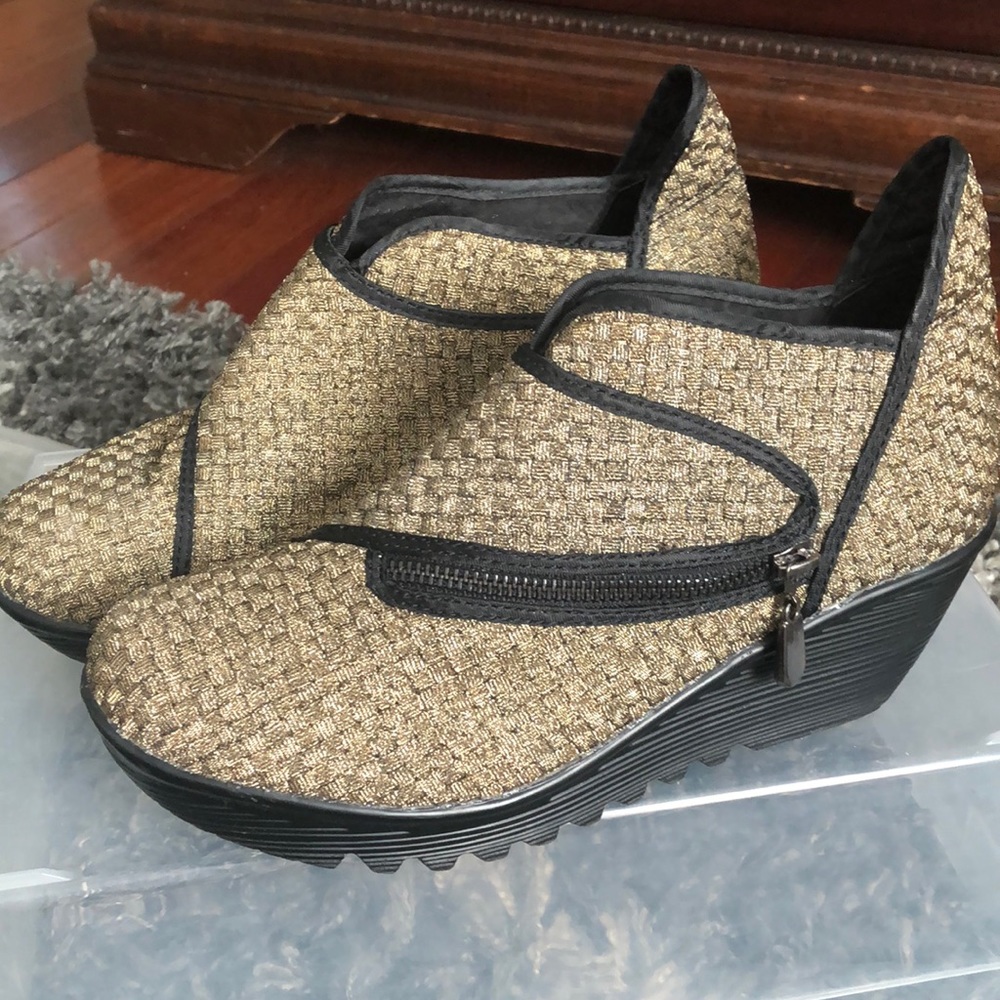 Bernie Mev Wedge Ankle Bootie